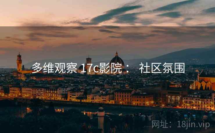 多维观察 17c影院 ： 社区氛围