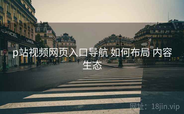 p站视频网页入口导航 如何布局 内容生态